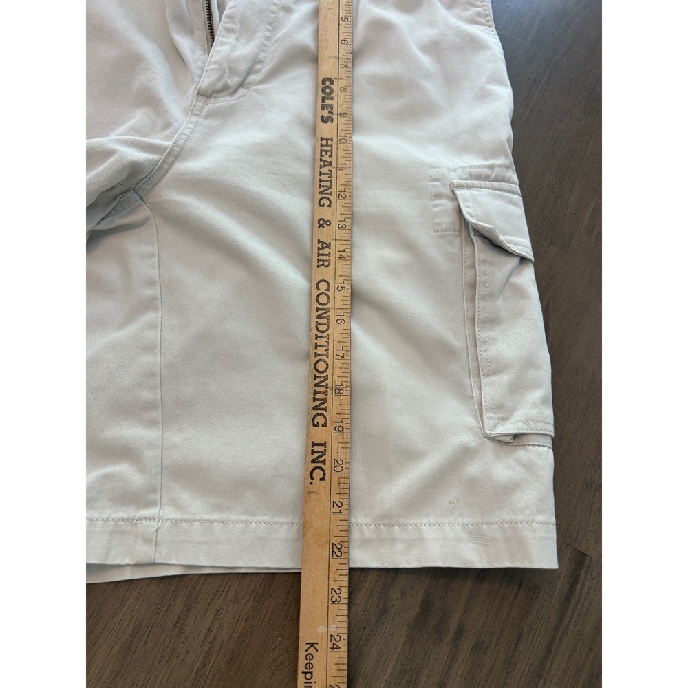 Boca Classics Mens Khaki‎ Tan Cotton Twill Cargo Shorts Size 38 - Picture 9 of 9